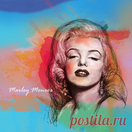 Marilyn Monroe stylised pop art drawing sketch poster by Kim Wang Marilyn Monroe stylised pop art drawing sketch poster Drawing by Kim Wang