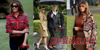 13 осенних образов Мелании Трамп, которые подходят всем Пальто, жакеты, рубашки и свитера самой главной иконы стиля Америки