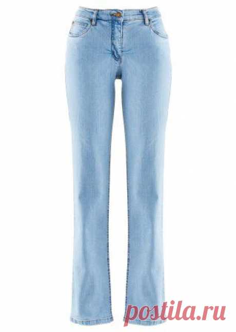 Джинсы, cредний рост голубой - John Baner JEANSWEAR заказать онлайн - bonprix.kz