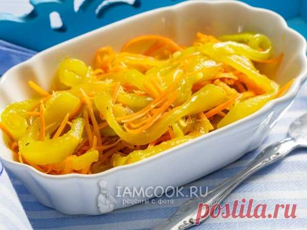 Жареные огурцы с морковью