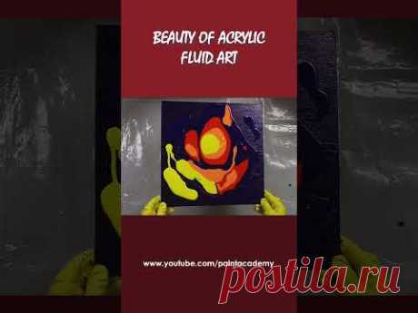 Experience the Beauty of Acrylic Fluid Art #abstractart #acrylic #acrylicpouring #liquidacrylic