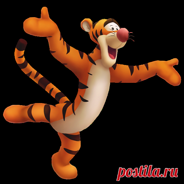 Прозрачный Винни-Пух Тигра PNG Clipart