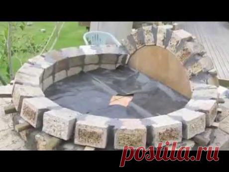 Постройка в саду помпейской печи. - YouTube