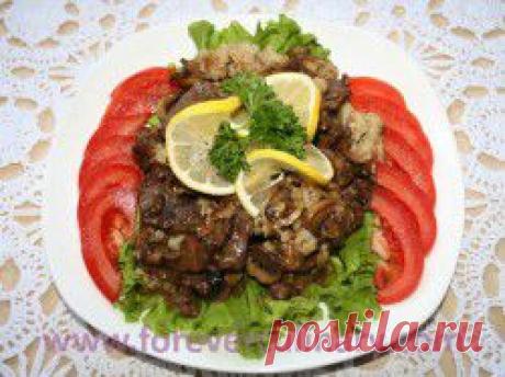 Любимые рецепты » Мясо с грибами и цветной капустой
