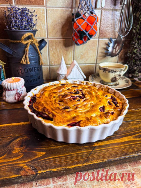 ВИШНЕВЫЙ ПИРОГ-УЛИТКА