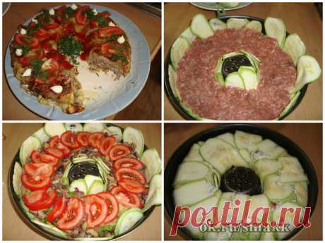 Лучшие кулинарные рецепты: Вкусная кабачковая запеканка