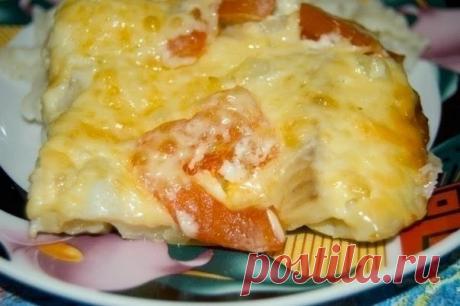 шеф-повар Одноклассники: Треска в духовке под сырным соусом