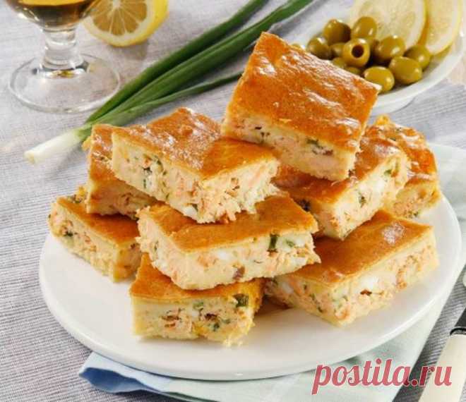 Оригинальный рыбный пирог