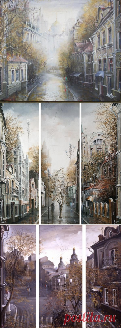 Художник Александр Стародубов. Московская старина.