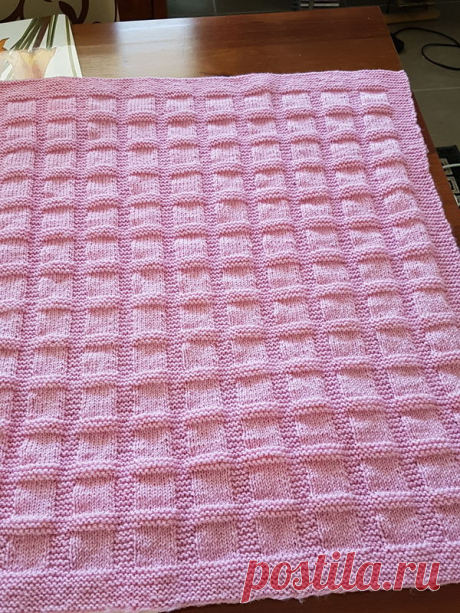 Pink Baby Blanket for Neighbours Baby Due in June