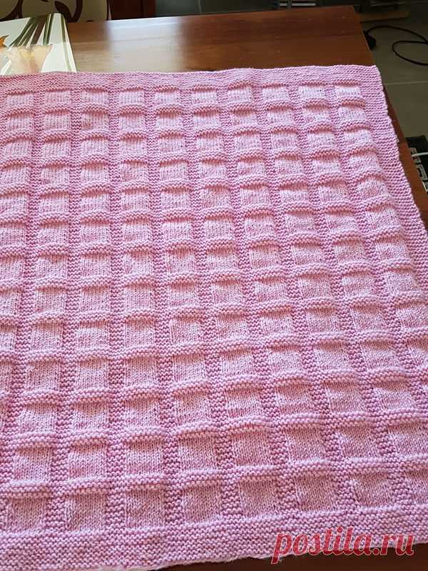 Pink Baby Blanket for Neighbours Baby Due in June