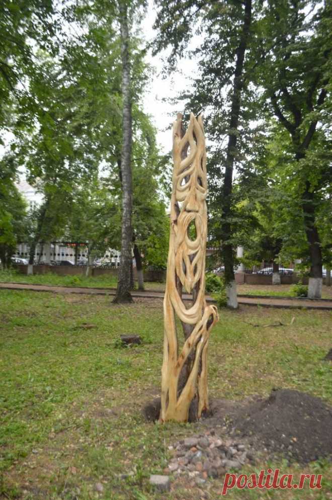 Дачные поделки из дерева