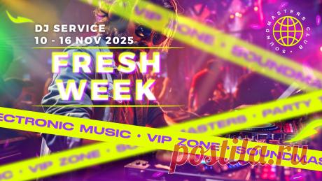 NEW - Fresh Week DJ Service 10 - 16 November 2025 | DJ | SoundMasters | Service