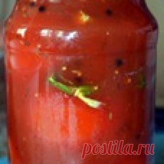 Помидоры в томатной пасте Кулинарный рецепт