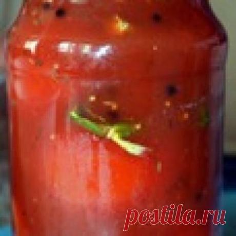 Помидоры в томатной пасте Кулинарный рецепт