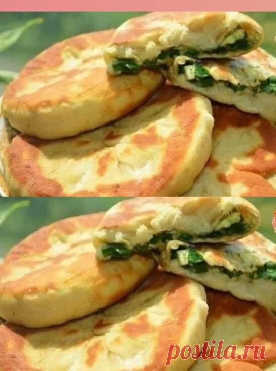 Вкусные пирожки с зеленым луком и яйцом