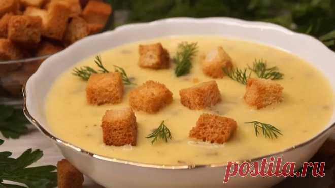Суп пюре с грибами.