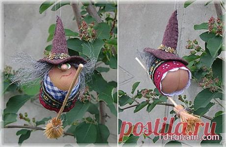 Забавная ведьмочка своими руками » Планета рукоделия