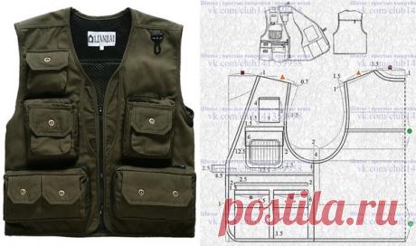 Подарок настоящему мужчине на 23 февраля!
Мужской жилет с карманами - моделирование.
#простыевыкройки #простыевещи #шитье #мужскойжилет #моделирование