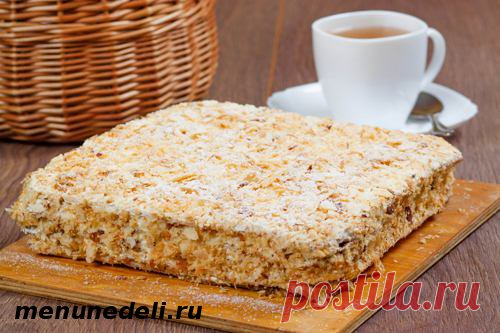 Торт «Наполеон» в домашних условиях / Меню недели