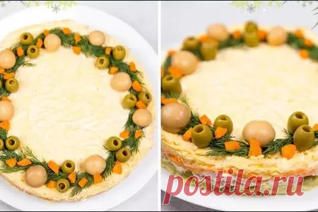 Салат на день рождения, который съедается первым