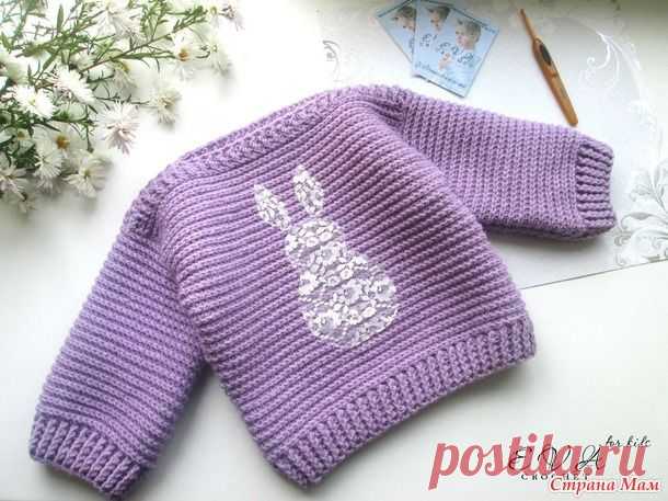 Детский свитер "Sweet bunny" (крючком) - Вязание - Страна Мам