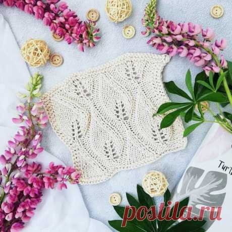 Подборка узоров в копилку мастерицы Узор в копилку: Узор от @elen_knitwear (фото 1,2)Итак, число петель кратное 16 плюс 2 кромочные.1р: 7 изнаночных, лицевая, протяжка, 6 лицевых.2р и все четные: по рисунку.3р: 3 изнаночные, лицевая, 3 изнаночные, лицевая, протяжка, 5 лицевых.5р: 3 изнаночные, накид, лицевая, накид, 3...