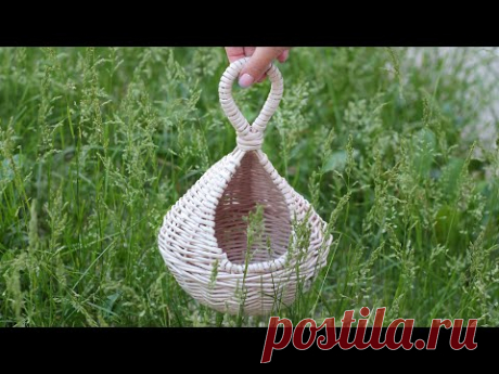 Чесночница из газетных трубочек. Анонс платного мастер-класса