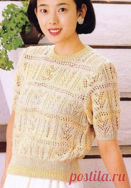 Стильные вязаные кофточки и майки на летний сезон. Разнообразие моделей со схемами для вдохновения. | Волшебный клубок. Яна Зима. | Дзен