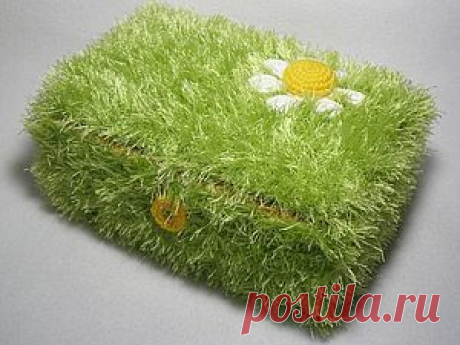 Ромашковая шкатулочка для рукоделия