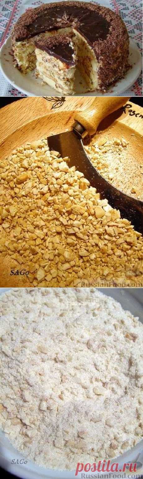 Рецепт настоящего киевского торта.