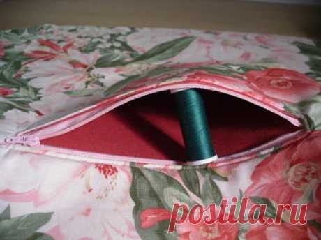 Sewing Zippers in Bags Tutorial 1. (aka Zippered inner bag pocket) - U-handblog