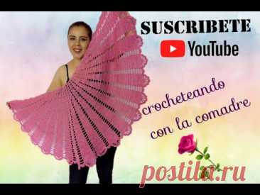 Tutorial Chal media luna Dia de las Madres  parte #1 Crocheteando con la Comadre💝🤱.