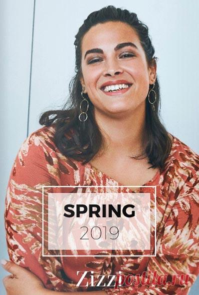 Lookbook одежды для полных девушек и женщин датского бренда Zizzi весна 2019