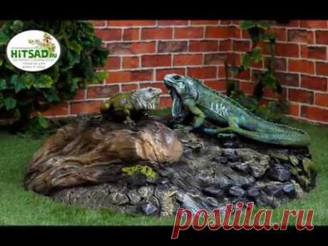 Крышка люка колодца в саду ✿ Как украсить крышку люка? - YouTube