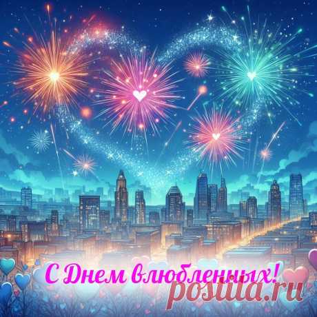 В День святого Валентина
Пожелать хочу любви,
Чтобы сердца аритмия
Исходила от души!