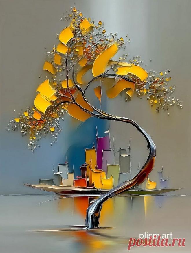 Пин на доске абстракция