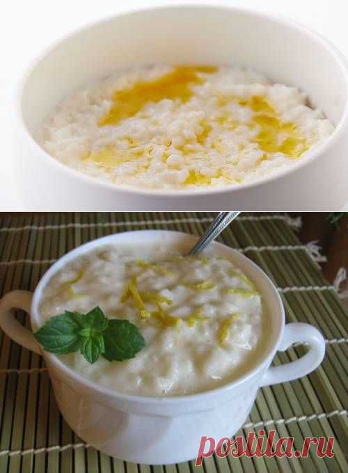 Молочная рисовая каша в мультиварке / Простые рецепты