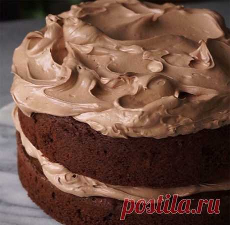 Шоколадный швейцарский крем (сливочное безе) | mojakuhnja.ru