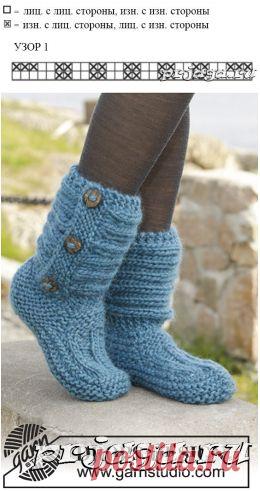 Угги спицами