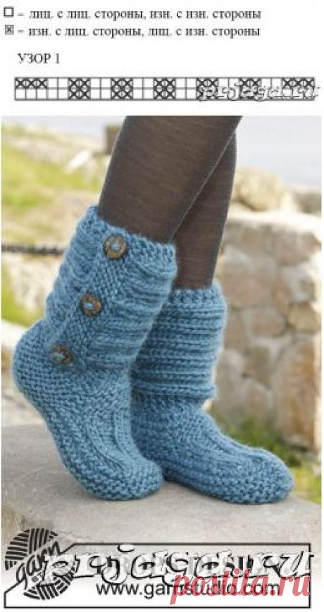 Угги спицами