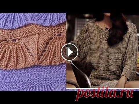 ЛЕТНИЙ ДЖЕМПЕР CПИЦАМИ.ОБВЯЗКА КРАЯ СВЕРХУ ВНИЗ. ажурный узор спицами. описание вязания. ЛЕТНИЙ ДЖЕМПЕР CПИЦАМИ.ОБВЯЗКА КРАЯ СВЕРХУ ВНИЗ. ВИДЕО ДЖЕМПЕРА Я в инстаграм Группа в Facebook Видео с разбором модели Видео с подробными рассчетами ...