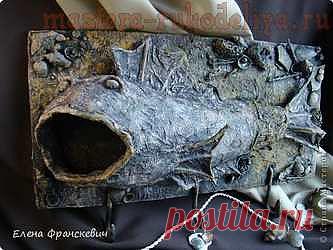 Мастера рукоделия - рукоделие для дома. Бесплатные мастер-классы, фото и видео уроки - Мастер-класс: Ключница "Морская добыча"