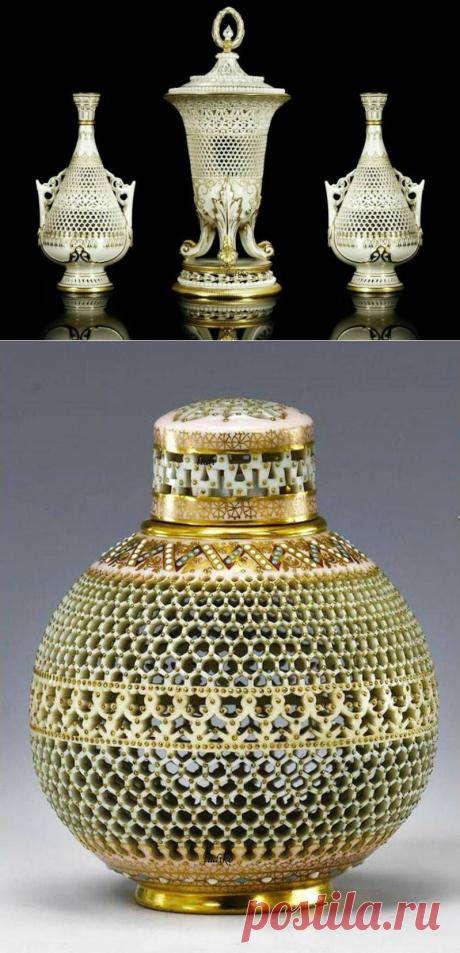 George Owen|Royal Reticulated Vase.