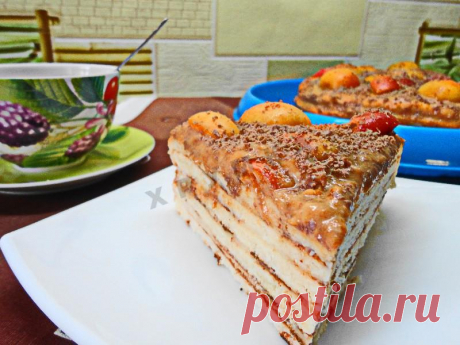 Торт Минутка на сковороде без выпечки рецепт с фото пошагово - 1000.menu