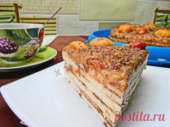 Торт Минутка на сковороде без выпечки рецепт с фото пошагово - 1000.menu