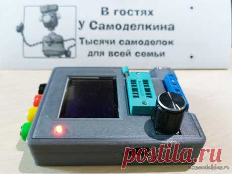 Компактный корпус для тестера GM328A Судя по количеству информации в интернете, китайский цифровой тестер GM328A достаточно широко распространен и пользуется популярностью. Тестер используется для проверки и определения параметров различных электронных компонентов. Данный экземпляр покупался без корпуса, так как «штатный» акриловый