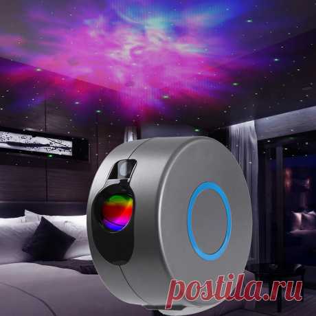 Stars and starry sky laser projector colorful night light led galaxy home projection lamp for kids gift Sale - Banggood.com