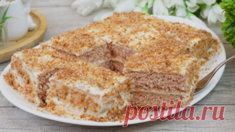 Торт "Кисельные берега" за 20 минут вместе с выпечкой! Еще один супер 😋 рецепт торта Вам в копилочку. | Готовим с Калниной Натальей | Дзен