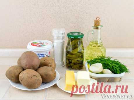 ВКУСНЕЙШЕЕ БЛЮДО ИЗ КАРТОФЕЛЯ С СОУСОМ НА ОСНОВЕ СЕЛЬДИ.